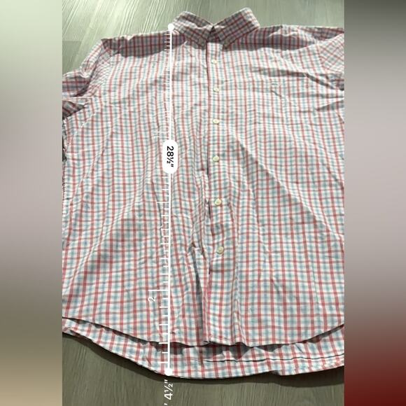 Vineyard Vines‎ White, Pink, & Blue Plaid Button Down Tucker Shirt Size L - Picture 10 of 10